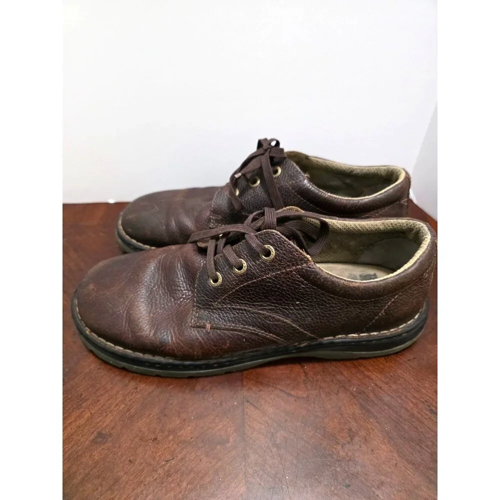 Dr. Martens Brown Leather Lace-Up Shoes Men's Size 12 Durable‎ Casual Style